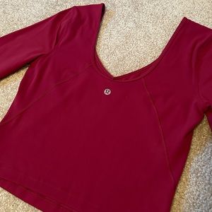 Lululemon Align Long Sleeve Shirt - Pomegranate